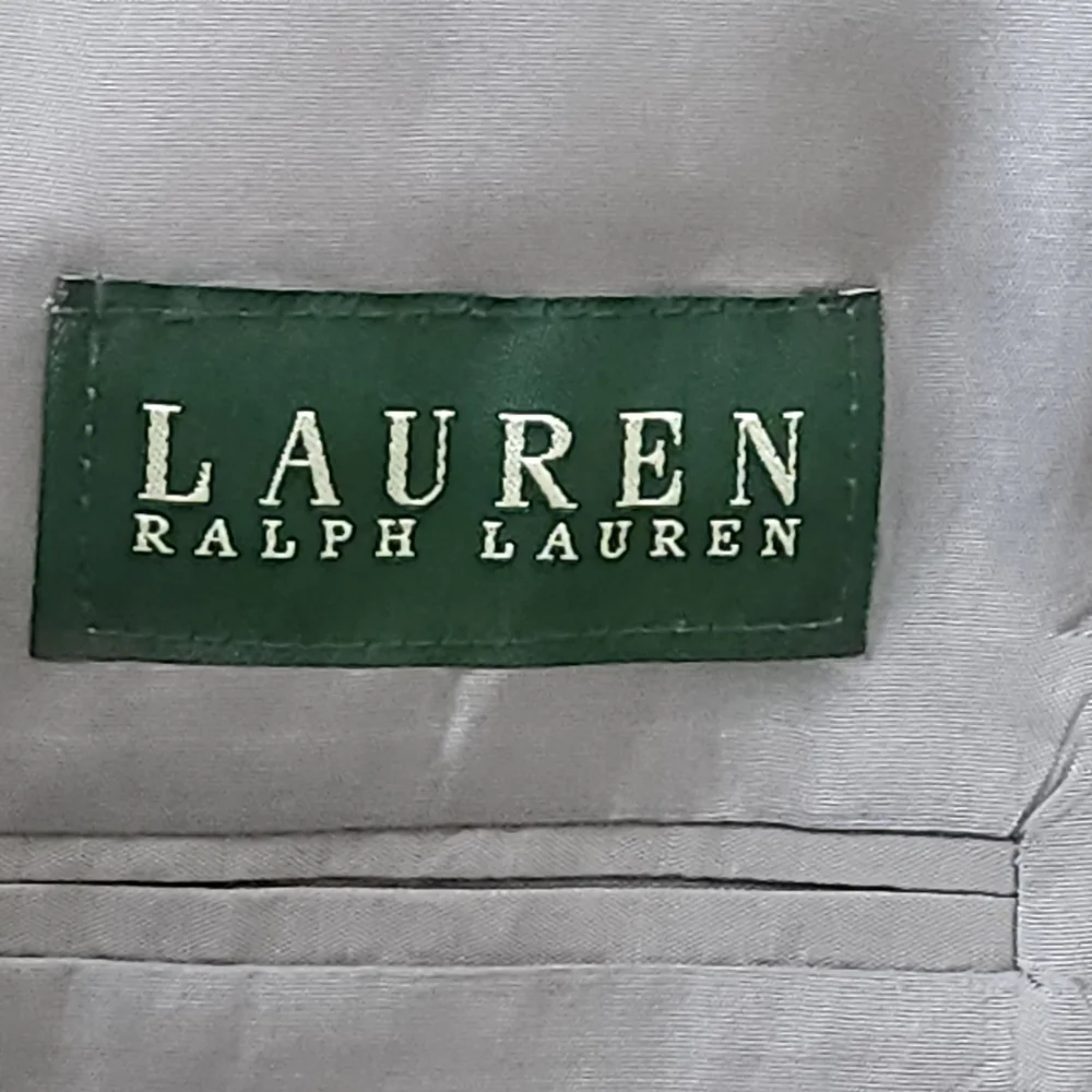 Lauren Ralph Lauren Mens 42R Sport Coat Blazer Silk Wool Tan Houndstooth Canada‎